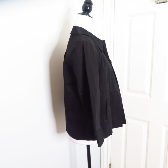 Classic Black Pea Coat - Picture 8 of 15